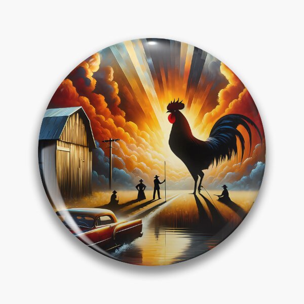 Item preview, Surreal Sunrise: Rooster Reverie designed and sold by FNORD-10111.