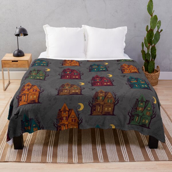 Item preview, Haunted House Print designed and sold by NicocoCreates.