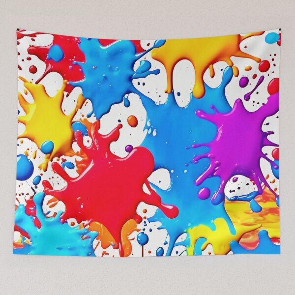 Item preview, Vibrant Splashes of Neon Colors designed and sold by Health And Fitness Posts e-Store.