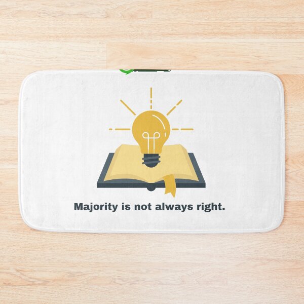 Item preview, Majority is not always right.  designed and sold by Blessed4ever.