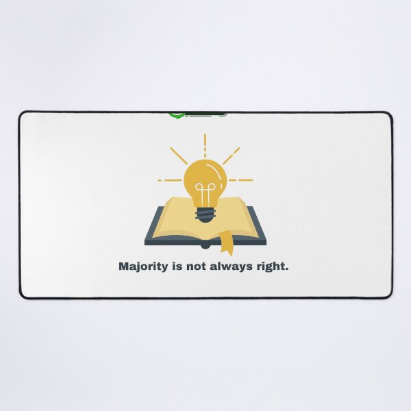 Item preview, Majority is not always right.  designed and sold by Blessed4ever.