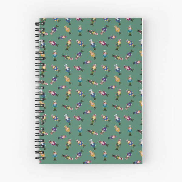 Item preview, Nutcracker Parade - Christmas design pattern with green background designed and sold by EMJAYHeiss.