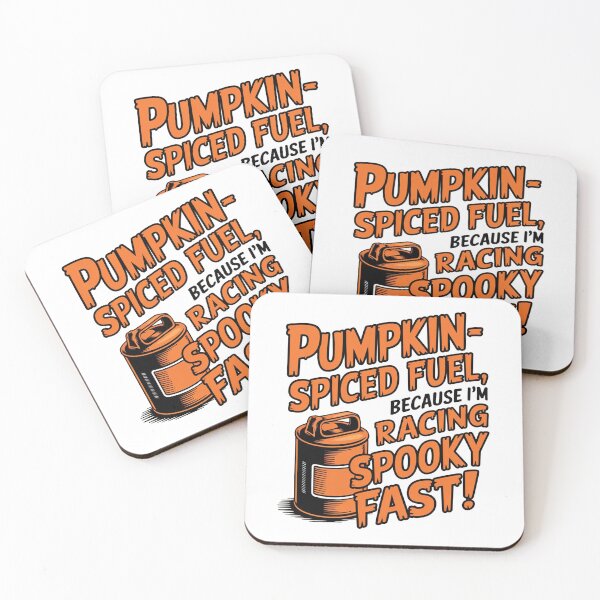 Item preview, Pumpkin-Spiced Fuel: Funny Halloween Racing Design designed and sold by MonkiFlipp.