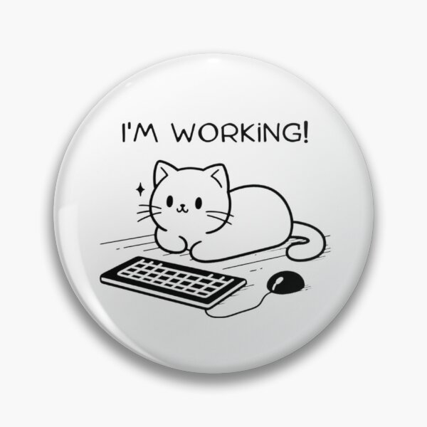 Artikelvorschau, Katzenkritzeleien - Ich arbeite entworfen und verkauft von DaniMalilana.