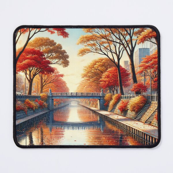 Item preview, Tokyo Naka-Meguro in Autumn designed and sold by ShibariZone.