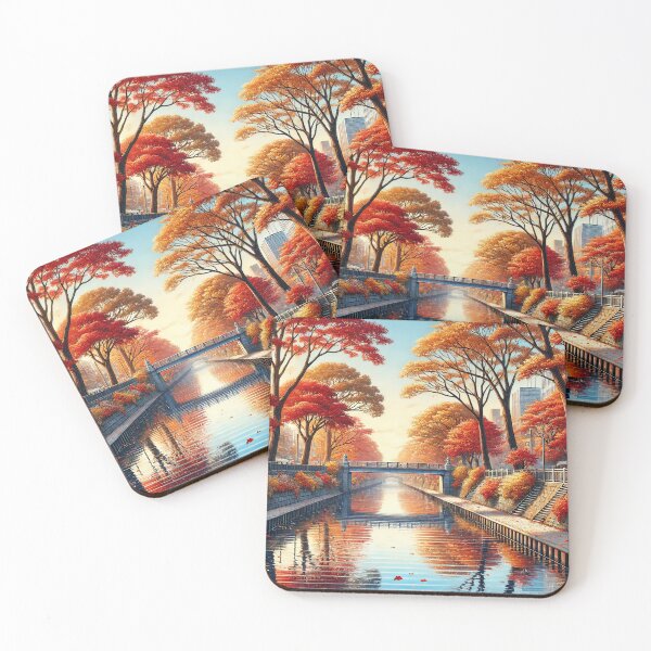 Item preview, Tokyo Naka-Meguro in Autumn designed and sold by ShibariZone.