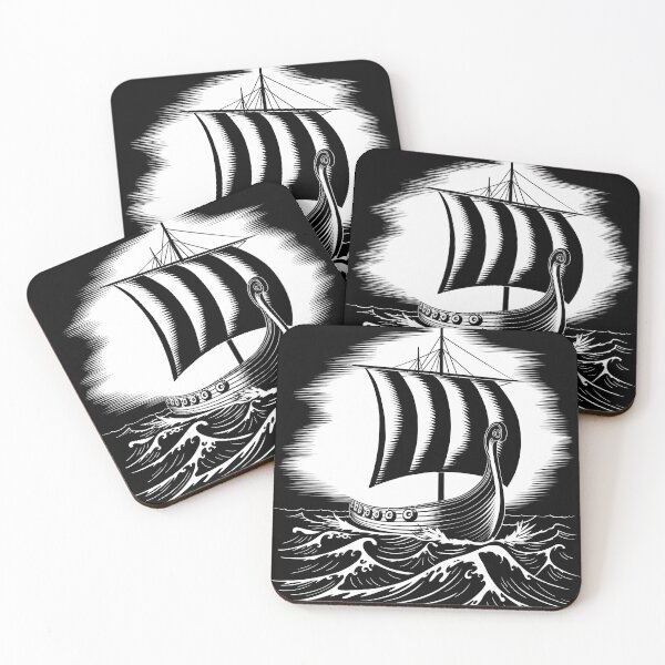 Item preview, Viking ship at sea, viking ship, Viking, viking dad, best dad ever, dad, happy dad day designed and sold by PRYMULLART.