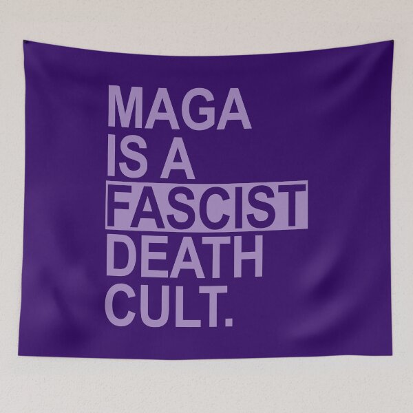 Item preview, MAGA IS A FASCIST DEATH CULT - lavender designed and sold by Thelittlelord.