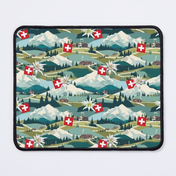Item preview, Edelweiss Swiss love designed and sold by Alessandro Remo Mazzoni Remotextiles.