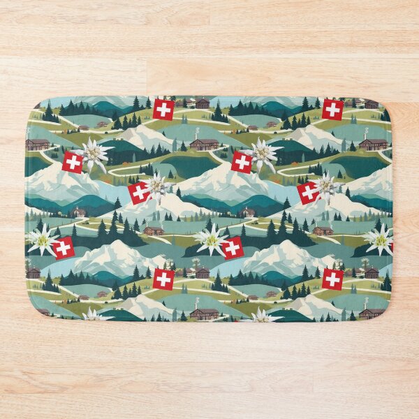 Item preview, Edelweiss Swiss love designed and sold by Alessandro Remo Mazzoni Remotextiles.