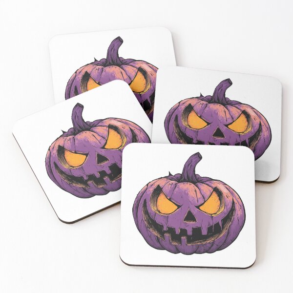 Item preview, Purple Halloween Pumpkin Sticker designed and sold by BeUniqueCo.