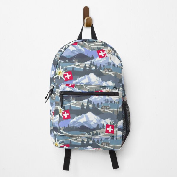 Item preview, Edelweiss Swiss love blue designed and sold by Alessandro Remo Mazzoni Remotextiles.