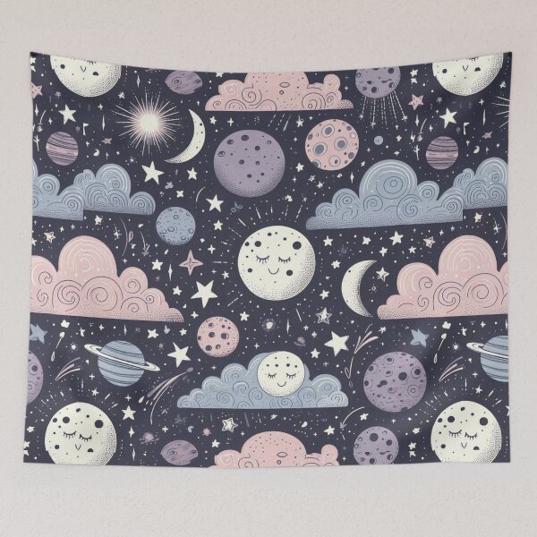 Item preview, Whimsical Dreams Celestial Pattern designed and sold by Paragon-Art.