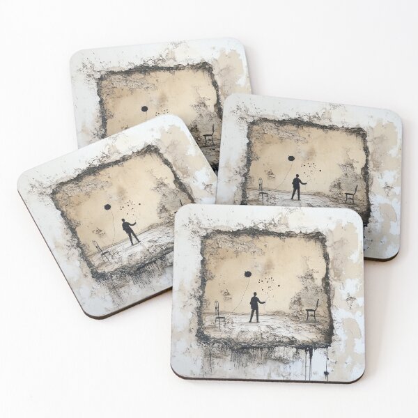 Item preview, Banksy Meets Dalí in a Ruined Dream designed and sold by landletsy.