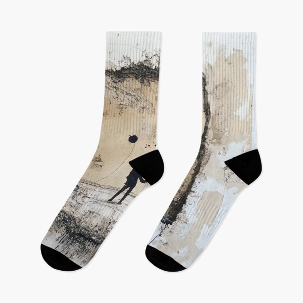 Item preview, Banksy Meets Dalí in a Ruined Dream designed and sold by landletsy.
