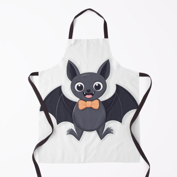 Item preview, Happy Bat with Orange Bow Tie in Flight designed and sold by CharmingQuill.