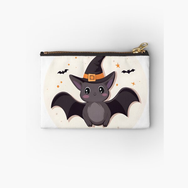 Item preview, Bat in Witch Hat with Stars and Bats designed and sold by CharmingQuill.