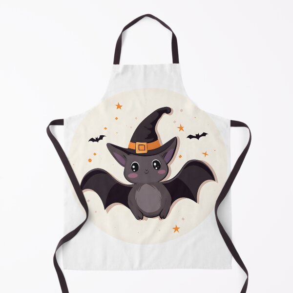 Item preview, Bat in Witch Hat with Stars and Bats designed and sold by CharmingQuill.