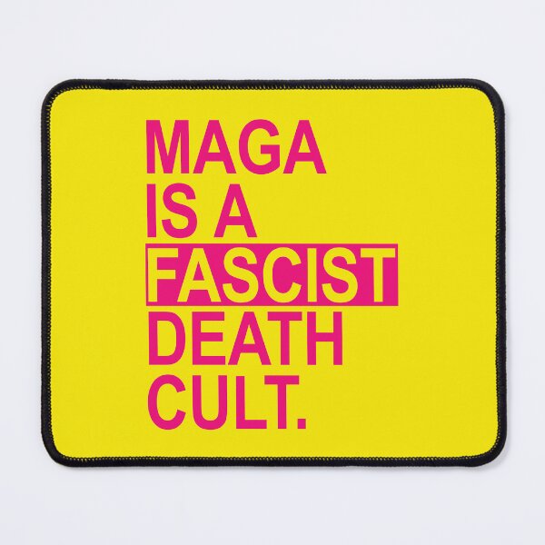 Item preview, MAGA IS A FASCIST DEATH CULT - hot pink 2.0 designed and sold by Thelittlelord.