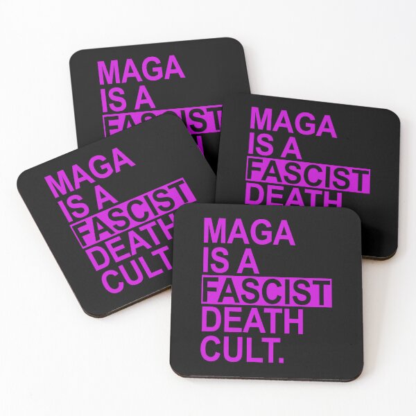 Item preview, MAGA IS A FASCIST DEATH CULT - violet designed and sold by Thelittlelord.