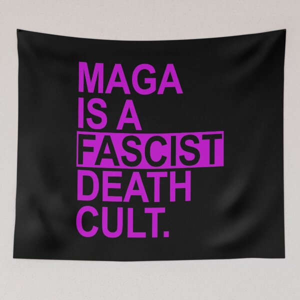 Item preview, MAGA IS A FASCIST DEATH CULT - violet designed and sold by Thelittlelord.