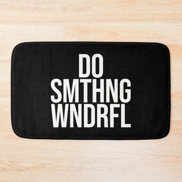 Item preview, DO SMTHNG WNDRFL | 90s-inspired all caps designed and sold by ThingsOnTees.