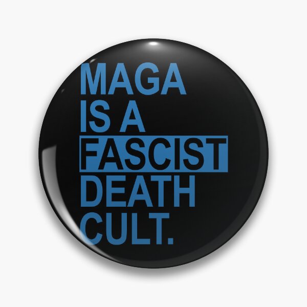 Item preview, MAGA IS A FASCIST DEATH CULT - steel blue designed and sold by Thelittlelord.