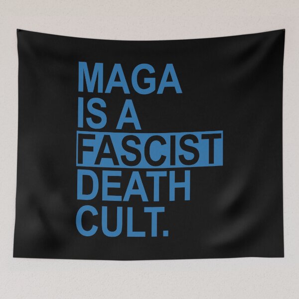 Item preview, MAGA IS A FASCIST DEATH CULT - steel blue designed and sold by Thelittlelord.