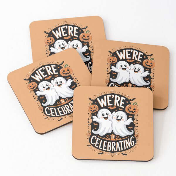 Item preview, Happy Ghosts Halloween Graphics 2 designed and sold by WikaKowalczyk.