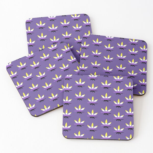 Item preview, Non-Binary Pride Cannabis Leaf Pattern designed and sold by Cannaxes Studio.