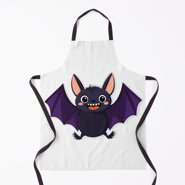 Item preview, Cute Bat with Purple Wings and Happy Smile designed and sold by CharmingQuill.