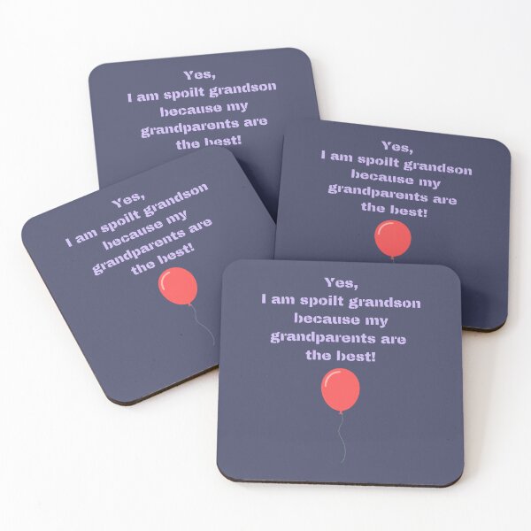 Item preview, Yes, I am spoilt grandson because my grandparents are the best!, funny gift for grandparents designed and sold by KBCoolDesign.