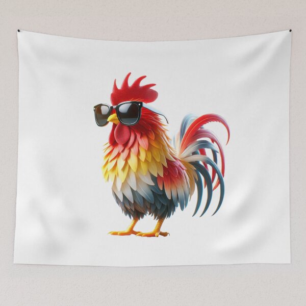 Item preview, Cool Rooster with Sunglasses designed and sold by Sunrise427.