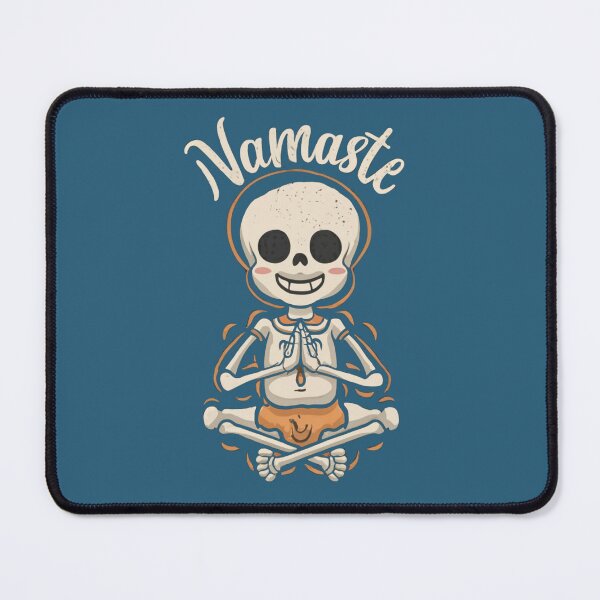 Item preview, A yogi in a peaceful namaste pose designed and sold by NiRia Spot.
