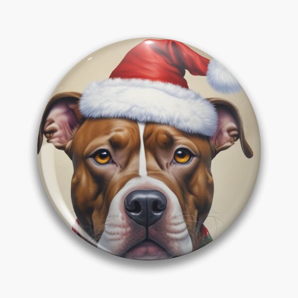 Item preview, Cute Christmas Pitbull designed and sold by PetArt  ⭐⭐⭐⭐⭐.