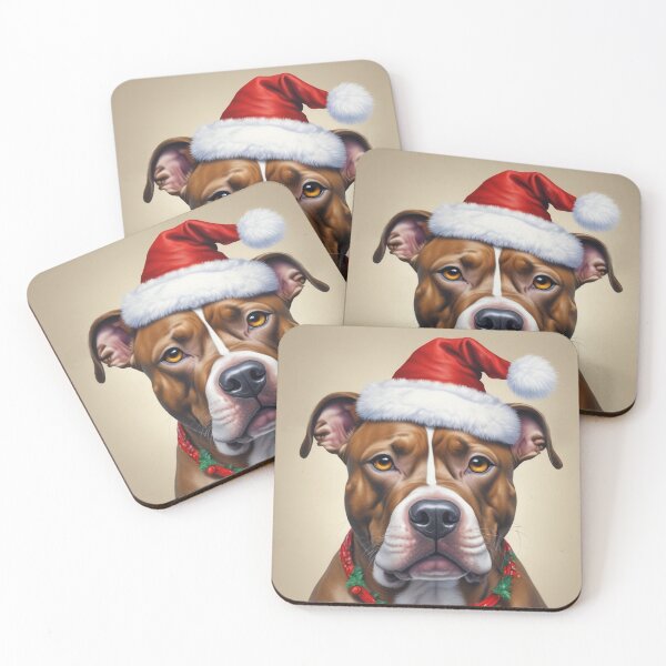 Item preview, Cute Christmas Pitbull designed and sold by PetArt  ⭐⭐⭐⭐⭐.