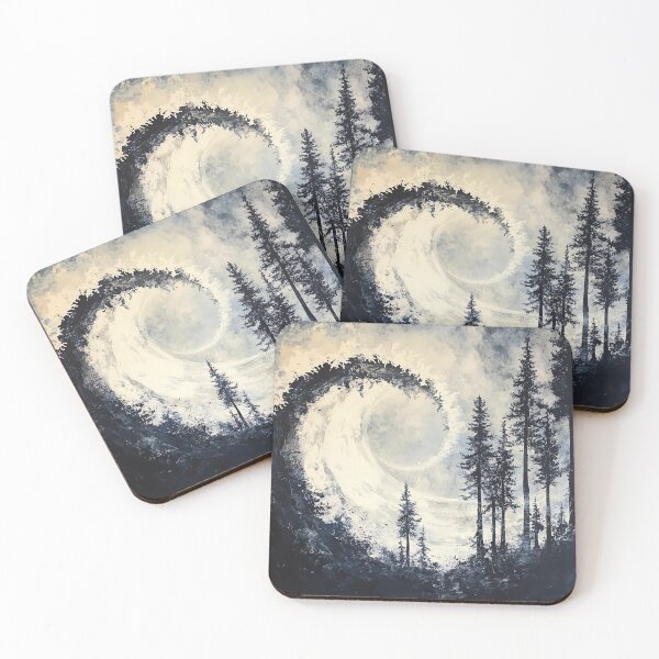 Item preview, Tidal Wave in the Forest designed and sold by landletsy.