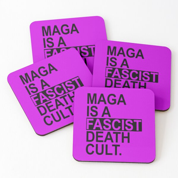 Item preview, MAGA IS A FASCIST DEATH CULT - black designed and sold by Thelittlelord.