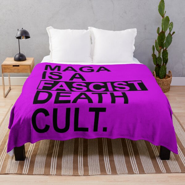 Item preview, MAGA IS A FASCIST DEATH CULT - black designed and sold by Thelittlelord.