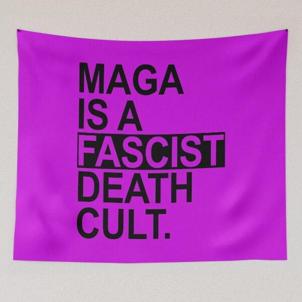 Item preview, MAGA IS A FASCIST DEATH CULT - black designed and sold by Thelittlelord.
