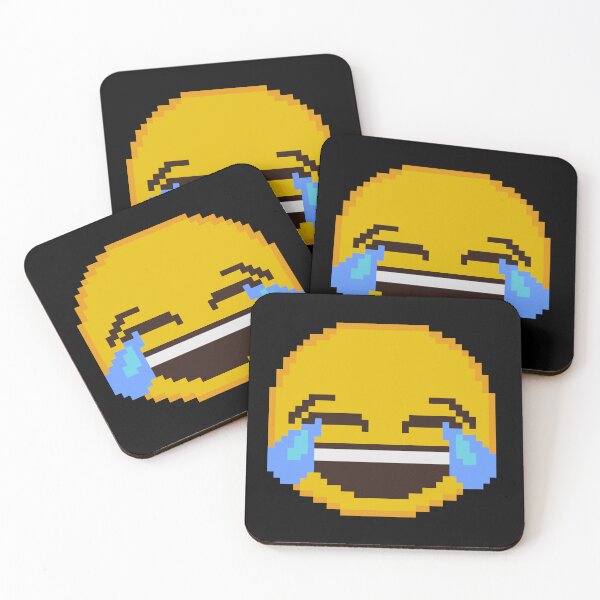 Item preview, Pixel Art Laughing Emoji designed and sold by Sadmo.