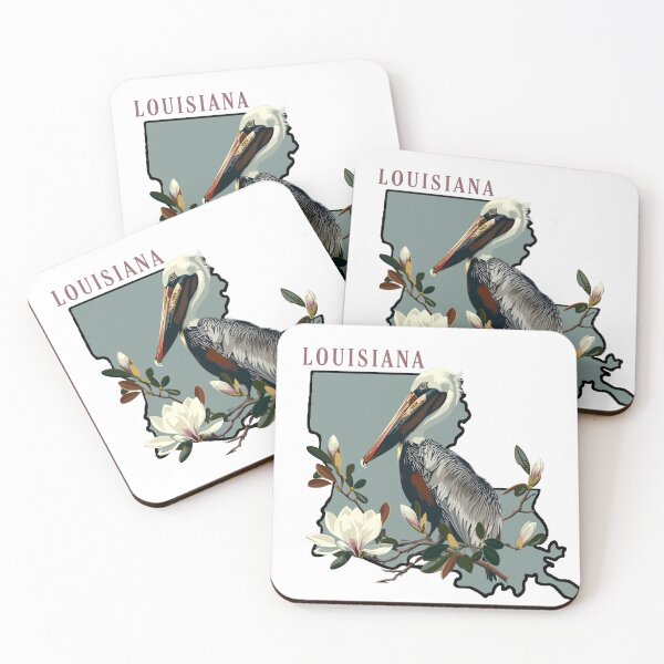 Item preview, Louisiana State Bird and Flower designed and sold by adventurehaven.