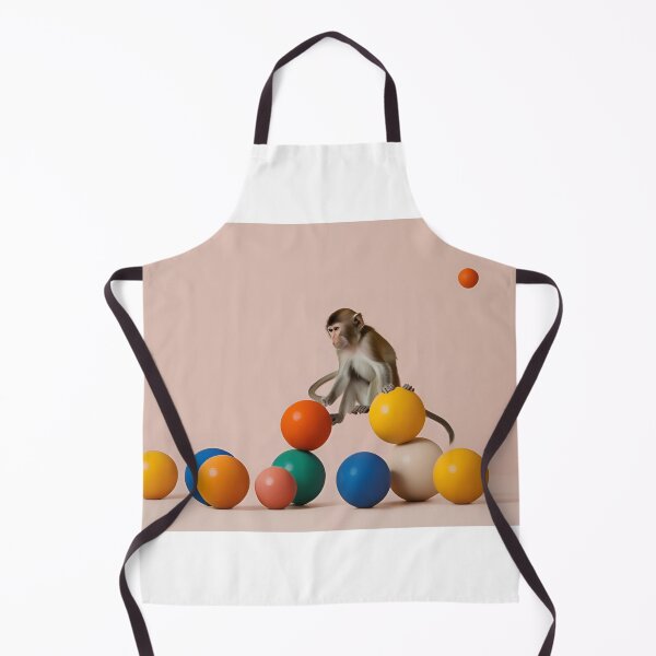 Item preview, Modern artwork: Monkey playing with balls. designed and sold by TAI-KU.