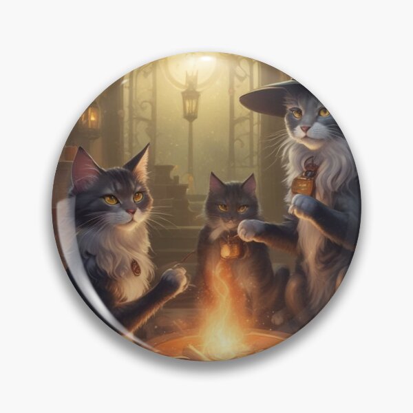 Item preview, Magic kitties designed and sold by Jennifer McBride.
