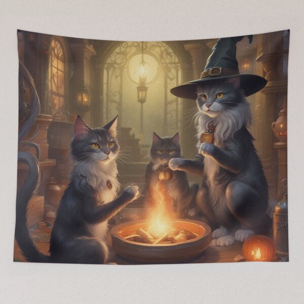 Item preview, Magic kitties designed and sold by Jennifer McBride.