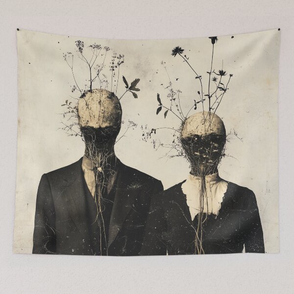Item preview, Floral Growths in Formal Attire designed and sold by landletsy.