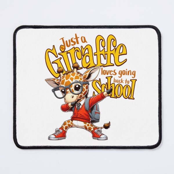 Item preview, giraffe back to school designed and sold by ShawishArt.
