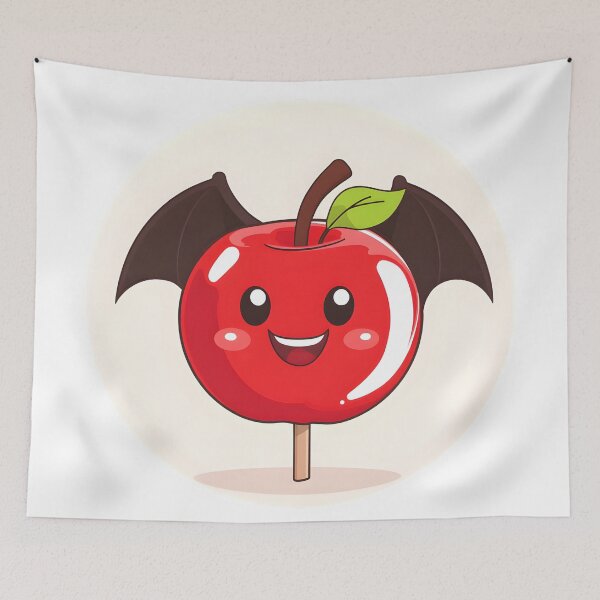 Item preview, Candy Apple with Bat Wings designed and sold by CharmingQuill.