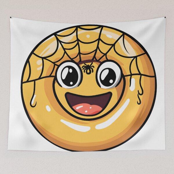 Item preview, Smiling Spider Web Donut designed and sold by CharmingQuill.