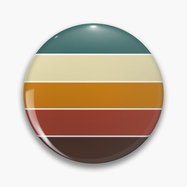 Item preview, Iconic 70s Nordic Vintage Retro Stripes in Fall Colors designed and sold by Deutschic.